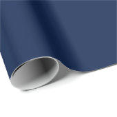 Papier Cadeau Bleu riche (solide) (Coin rond)