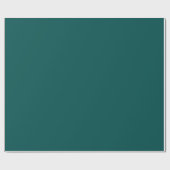 Papier Cadeau Bleu sarcelle profond (Plat)