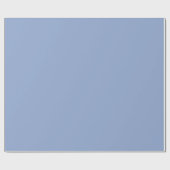 Papier Cadeau Bleu Sérénité Moderne Uni (Plat)