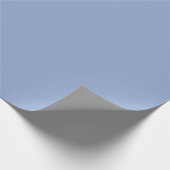 Papier Cadeau Bleu Sérénité Moderne Uni (Coin)