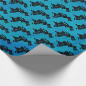 Papier Cadeau Bleu tambour Boogie Nights New York (Coin)