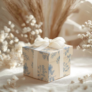 Papier Cadeau Bleu toile Pâques