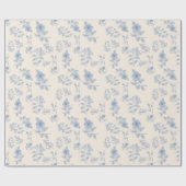 Papier Cadeau Bleu toile Pâques (Plat)