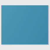 Papier Cadeau Bleu turquoise (Plat)
