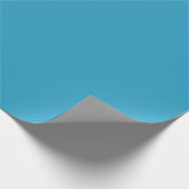 Papier Cadeau Bleu Uni Couleur Unie (Coin)