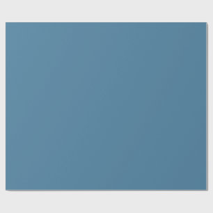 Papier Cadeau Bleu Uni Ton Pastel Minimaliste Professionnel