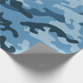 PAPIER CADEAU "BLEU URBAN CAMO" (Coin)