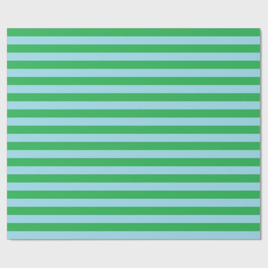 Papier Cadeau Bleu vert et pastel (Plat)