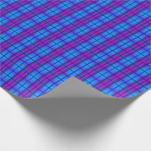 Papier Cadeau Bleu Violet Néon (Coin)