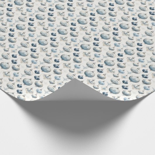 Papier Cadeau Bleu Vitrail (Coin)