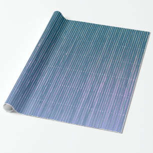 PAPIER CADEAU BLEUE ET LAVENDER FADÉE CADEAU STRIPED WRAPPING