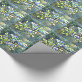 Papier Cadeau Bleuets, fruit romantique Peinture d'aquarelle (Coin)