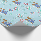 Papier Cadeau Bleus de renne (Coin)