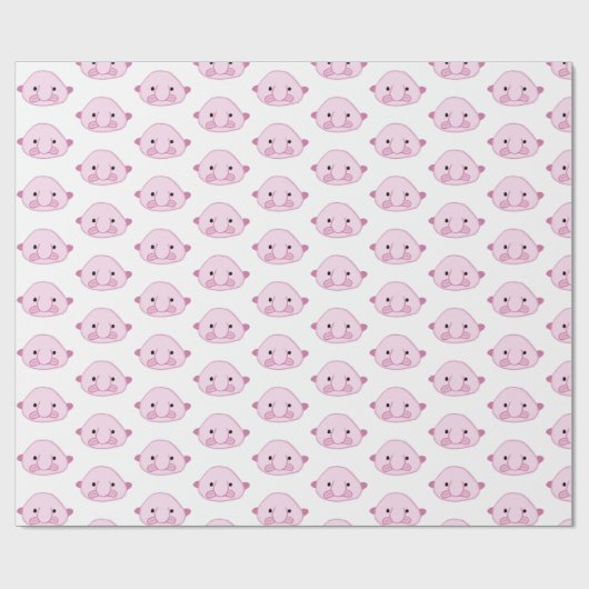 Papier Cadeau Blobfish (Plat)