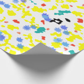 Papier Cadeau Blobs colorés (Coin)