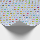 Papier Cadeau Blobs d'oiseaux (Coin)