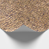 Papier Cadeau Bloc de briques Brown (Coin)