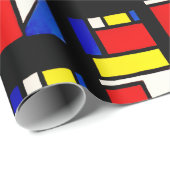 Papier Cadeau Bloc de couleur (Coin rond)