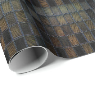 Papier Cadeau Bloc de couleur neutre aspect corduroy