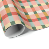 Papier Cadeau Bloc de couleurs vives (Coin rond)