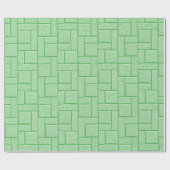 Papier Cadeau Bloc Vert (Plat)