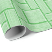 Papier Cadeau Bloc Vert (Coin rond)