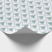 Papier Cadeau Block Print Flower Christmas Wrapping Paper (Coin)