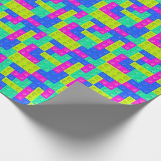 Papier Cadeau Blocs de construction de jouets (Coin)