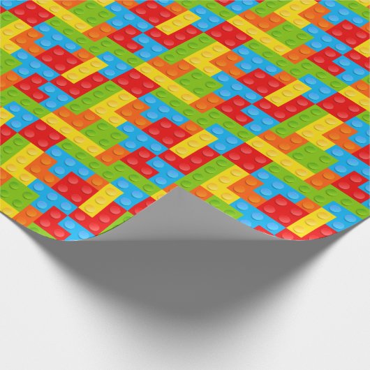 Papier Cadeau Blocs de construction de jouets (Coin)