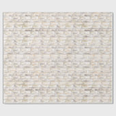 Papier Cadeau Blocs De Neige Iglos Blancs (Plat)