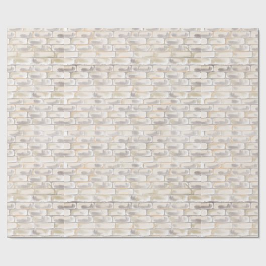 Papier Cadeau Blocs De Neige Iglos Blancs (Plat)