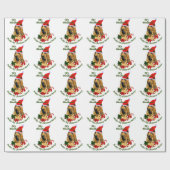 Papier Cadeau Bloodhal Christmas Joyeux