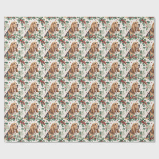 Papier Cadeau Bloodhound Christmas Wrapping Paper