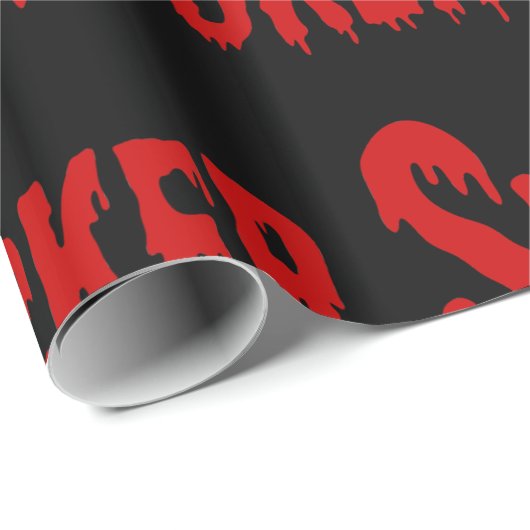 PAPIER CADEAU BLOODSUCKER (Coin rond)