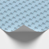 Papier Cadeau Bloquer l'arborescence des Palmettes d'impression (Coin)