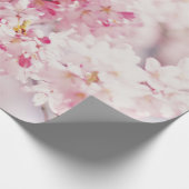 PAPIER CADEAU BLOSSOM ROSE ET CHERRY BLANC (Coin)