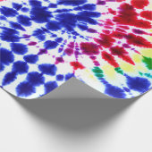 Papier Cadeau Blotchy Batik Tie Dye Art Textile Abstrait (Coin)