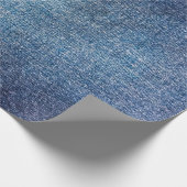 Papier Cadeau Blue background, denim jeans texture background. D (Coin)