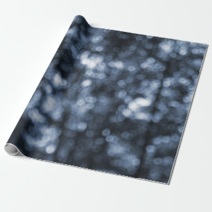Papier cadeau Blue Bokeh