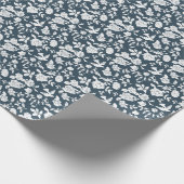 Papier Cadeau Blue Dove Wrapping Paper (Coin)