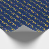 Papier Cadeau Blue, Faux Gold 95e (Quatre-vingt-quinze) (Coin)