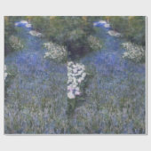 Papier Cadeau Blue Forest Path Impressionist Oilpaint (Plat)