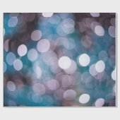 Papier Cadeau Blue Grey Backgorun Bokeh (Plat)
