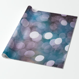 Papier Cadeau Blue Grey Backgorun Bokeh