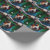 Papier Cadeau Blue Heeler Chien Conduite Vélo St. Patrick's Day (Coin)