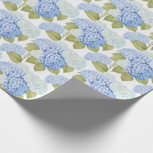 Papier Cadeau Blue Hydrangea Bliss (Coin)