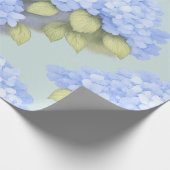 Papier Cadeau Blue Hydrangea Floral Wrapping Paper – Boutique (Coin)