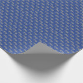 Papier cadeau Blue Jean, Gray Hearts (Coin)
