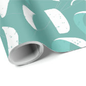 Papier Cadeau Blue Kitboard Theme (Coin rond)