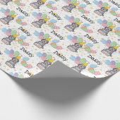 Papier Cadeau Blue Merle Cockapoo Cavapoo Chien Anniversaire (Coin)